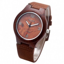 Montre Bois Homme avec bracelet cuir - Randall