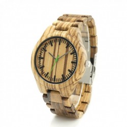 Montre Bois Homme avec bracelet bois - Brad